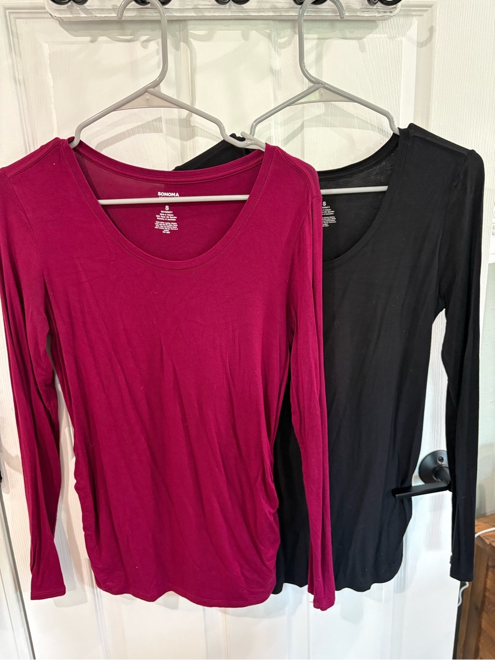 Pair of Sonoma Maternity Shirts